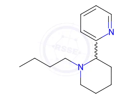 Chemical structure of 2-(1-Butylpiperidin-2-yl)pyridine