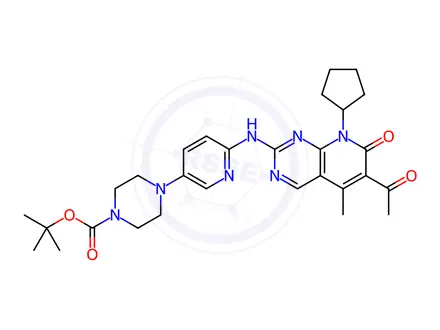 Chemical structure of Palbociclib Impurity 3
