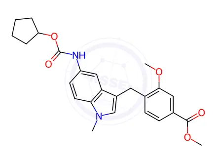 Chemical structure of Zafirlukast Impurity 4