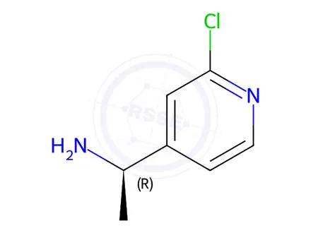 Chemical structure of (R)-1-(2-Chloropyridin-4-yl)ethan-1-amine dihydrochloride