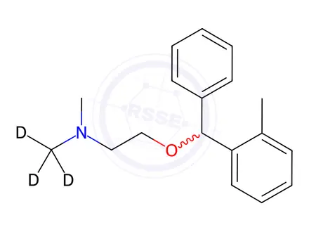 Chemical structure of Orphenadrine-d3