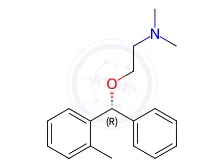 Chemical structure of (R)-Orphenadrine Citrate