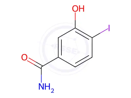Chemical structure of 3-Hydroxy-4-iodobenzamide