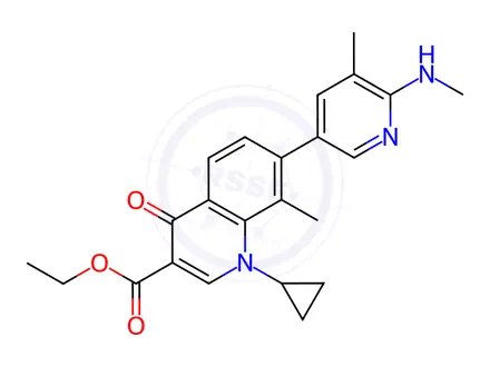 Chemical structure of Ozenoxacin Impurity 12