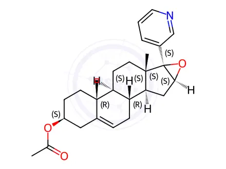 Chemical structure of Abiraterone Epoxide Impurity