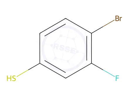 Chemical structure of 4-Bromo-3-fluorobenzenethiol