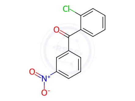 Chemical structure of 2-Chloro-3'-nitrobenzophenone