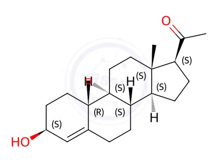 Chemical structure of Progesterone Impurity 62
