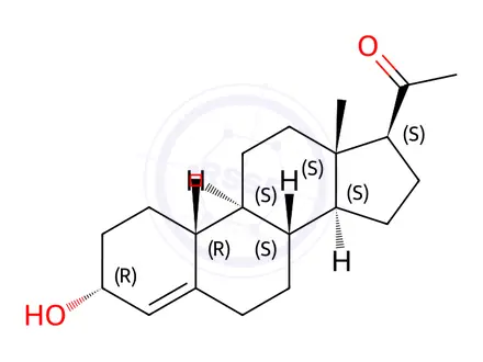 Chemical structure of Progesterone Impurity 61