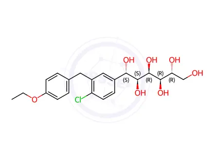 Chemical structure of Dapagliflozin Impurity 22