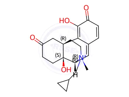 Chemical structure of Naltrexone