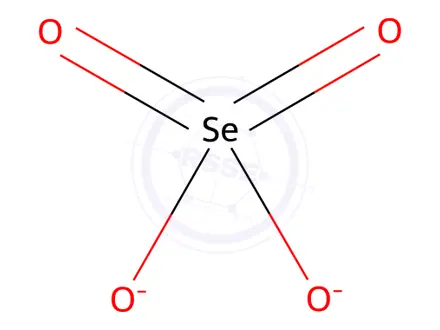 Chemical structure of dicesium selenate