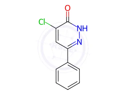 Chemical structure of 4-Chloro-6-phenyl-3(2H)-pyridazinone