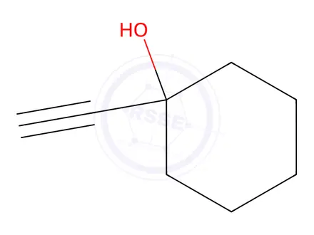 Chemical structure of 1-Ethynylcyclohexanol