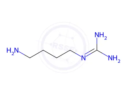 Chemical structure of Agmatine sulfate