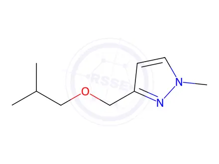Chemical structure of 3-(isobutoxymethyl)-1-methyl-1H-pyrazole