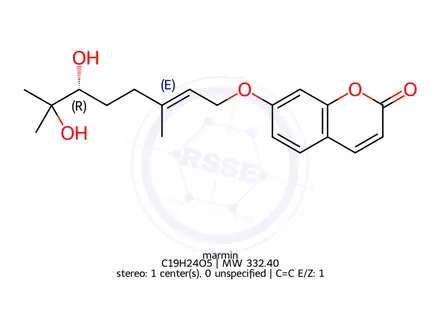 Chemical structure of Marmin