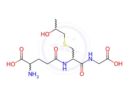 Chemical structure of S-(2-Hydroxypropyl)glutathione