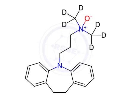 Chemical structure of Imipramine-d6 N-Oxide Monohydrate