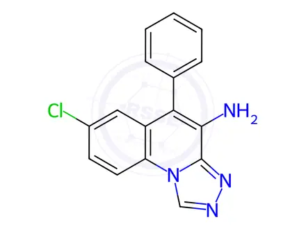 Chemical structure of Estazolam Impurity 14