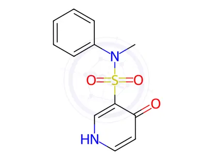 Chemical structure of 4-Hydroxy-N-methyl-N-phenylpyridine-3-sulfonamide