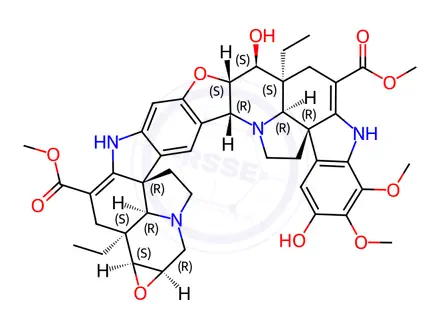 Chemical structure of Vincristine Sulfate Impurity 10