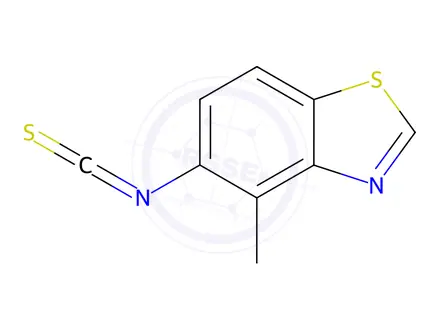 Chemical structure of Benzothiazole, 5-isothiocyanato-4-methyl-(9CI)