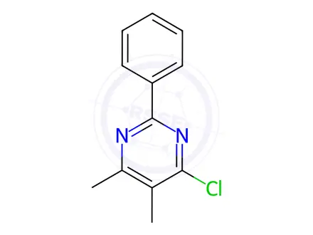 Chemical structure of 4-Chloro-5,6-dimethyl-2-phenylpyrimidine