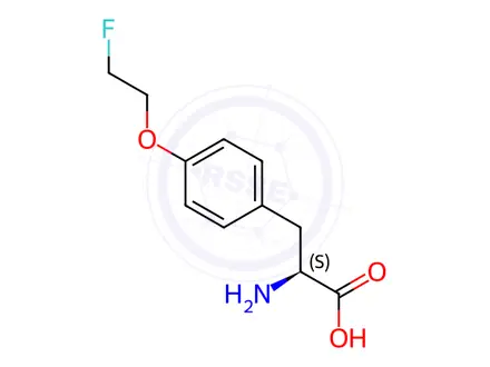 Chemical structure of Fluoroethyl-L-tyrosine