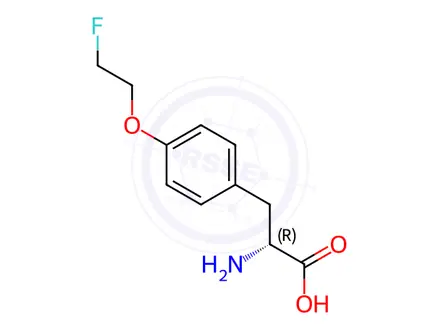 Chemical structure of Fluoroethyl-L-tyrosine Impurity 1