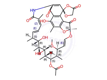 Chemical structure of Rifaximin EP Impurity F