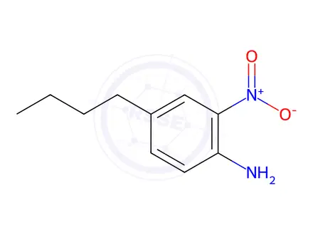 Chemical structure of 4-Butyl-2-nitroaniline