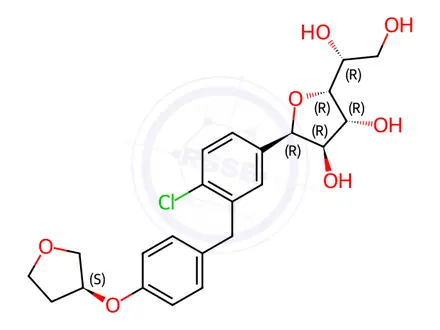 Chemical structure of Empagliflozin Impurity 105