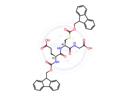 Chemical structure of N,S-Bis-Fmoc-Glutathione