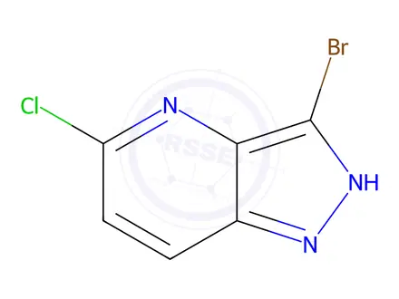 Chemical structure of 3-Bromo-5-Chloro-1h-Pyrazolo[4,3-B]Pyridine