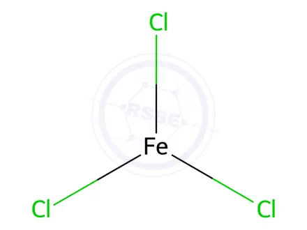 Chemical structure of Ferric chloride solution for volumetric analysis,c(FeCl3)=0.1mol/L (0.1N)