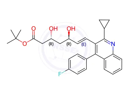 Chemical structure of Pitavastatin Impurity 45