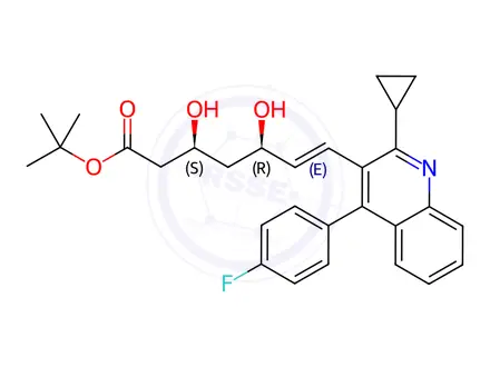Chemical structure of Pitavastatin Impurity 43