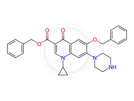 Chemical structure of Ciprofloxacin Impurity 6