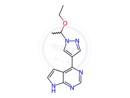 Chemical structure of Baricitinib Impurity 12