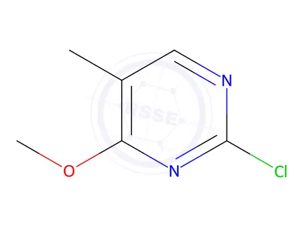 Chemical structure of 2-Chloro-4-Methoxy-5-Methyl-pyriMidine