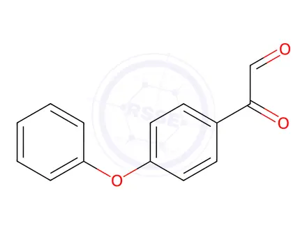 Chemical structure of 4-Phenoxyphenylglyoxal Hydrate