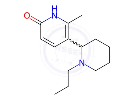 Chemical structure of 6-Methyl-5-(1-propylpiperidin-2-yl)pyridin-2(1H)-one