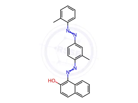 Chemical structure of Sudan 4 in n-Hexane