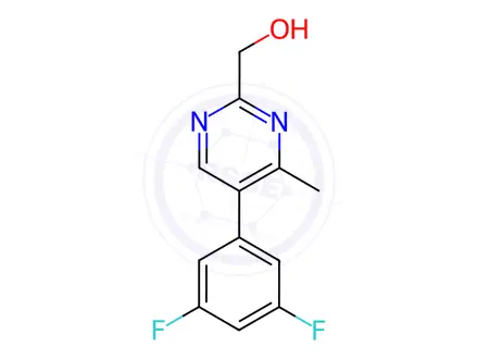 Chemical structure of [5-(3,5-Difluorophenyl)-4-methyl-2-pyrimidinyl]methanol