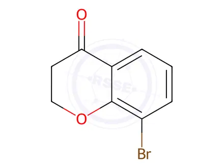 Chemical structure of 8-Bromochroman-4-One