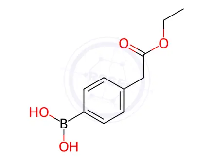 Chemical structure of (4-(2-Ethoxy-2-oxoethyl)phenyl)boronic acid