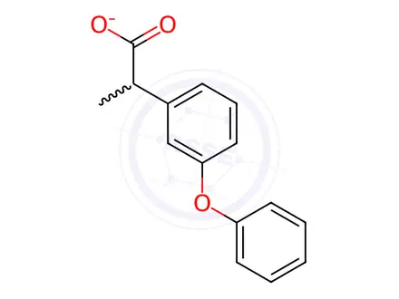 Chemical structure of Fenoprofen Sodium Dihydrate