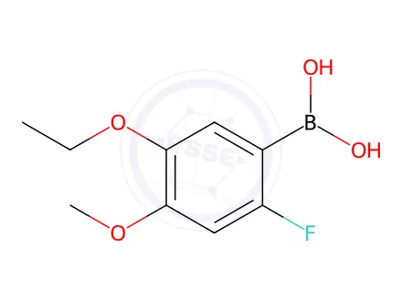 Chemical structure of (5-Ethoxy-2-fluoro-4-methoxyphenyl)boronic acid