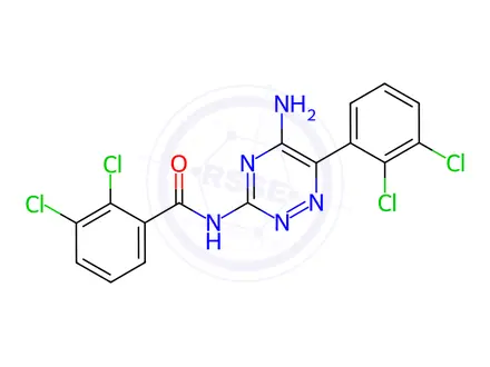 Chemical structure of Lamotrigine EP Impurity F